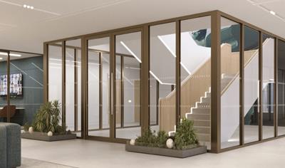 Cover image for FirePro Ei90 Single Glazed Fire Rated Partition System