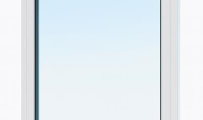 Cover image for H-Fönstret i Lysekil - Fast fönster – Fixed window of aluminium and wood with 3-glass