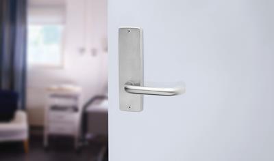 Cover image for Lockwood 1800 Series Plate Door Furniture - Lever only 1905/70SC