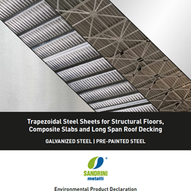 Cover image for Trapezoidal Steel Sheets for Structural Floors, Composite Slabs and Long Span Roof Decking