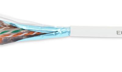Cover image for Data cable C6A F/UTP WHITE LSZH Dca, Eurolan