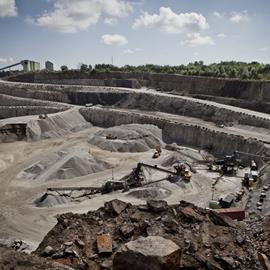 Cover image for Aggregates from Lund quarry - Södra Sandby