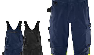 Cover image for High Vis Green stretch bib'n'brace class 1 1032 GSTP