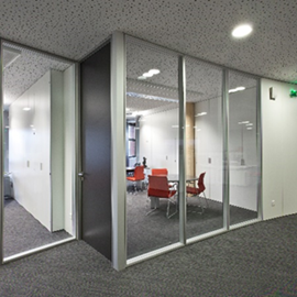 Cover image for ST – 001: FRAMED DOUBLE GLASS WALL
