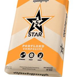 Cover image for 5-Star cement Bag 50 KG - Portland Composite Cement