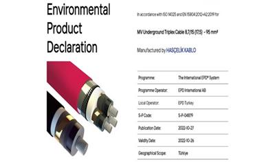 Cover image for MV Underground Triplex Cable 8,7/15 (17,5) - 95 mm2