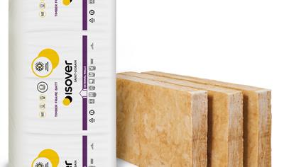 Cover image for Isover Timber Frame Batt 40 140 mm
