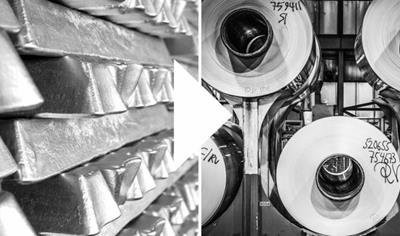 Cover image for Hydro coated and mill-finish aluminium virgin rolled products 