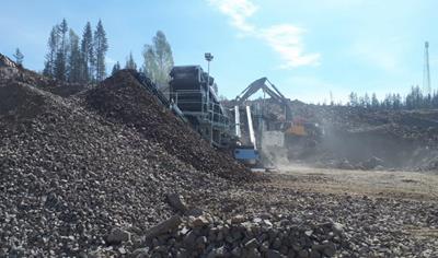Cover image for Aggregates from Sundsvall quarry – Råsta