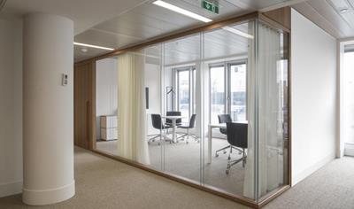 Cover image for Wood_Wall 105 Double Glass Partition 