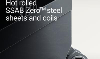 Cover image for Hot rolled SSAB Zero steel sheets and coils