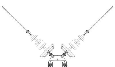 Cover image for V-suspension string for twin conductor bundle V16/21 Duplex