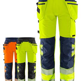 Cover image for High Vis Green craftsman stretch trousers class 2 2644 GSTP 