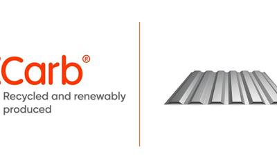 Cover image for Wall & Facade profile made of XCarb® recycled and renewably produced steel