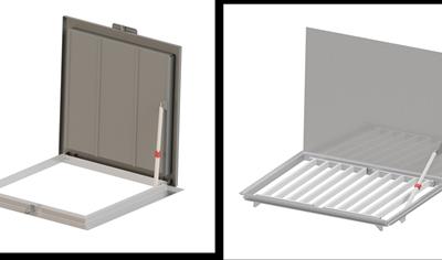 Cover image for Flush-Fit Aluminium Floor Hatch and Surface-Mounted Aluminium Access Hatch