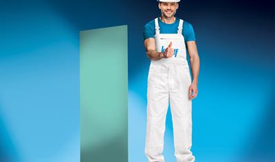 Cover image for Water-resistant plasterboard