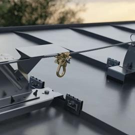 Cover image for Wire safety system for roof