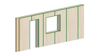 Cover image for IsoTimber 300 mm wall element