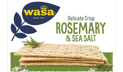Cover image for Wasa Crisp Rosemary&Seasalt / Rosmarin & Havssalt 