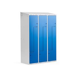 Cover image for Clothes Z-locker CLASSIC, 3 section, 6 doors, 1200 mm