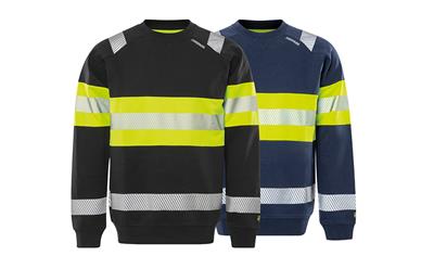 Cover image for High vis Green stretch sweatshirt class 1 7530 GKC