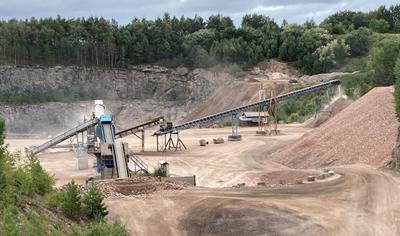 Cover image for Raw rock from Halmstad quarry - Biskopstorp