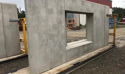 Cover image for Insulated precast concrete, sandwich wall 