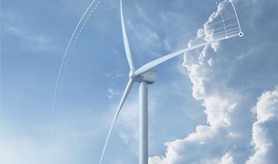 Cover image for Electricity from a European offshore wind power plant using SG 15-236 wind turbines