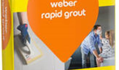 Cover image for weber rapid grout Quick tile grout