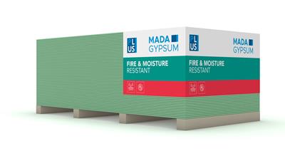 Cover image for MADA PLUS FIRE AND MOISTURE RESISTANT PLASTER BOARD