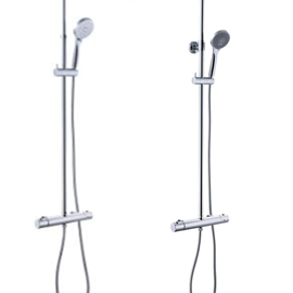 Cover image for Ceiling shower set with thermostatic mixer, a-collection