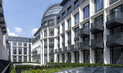 Cover image for Architectural white precast concrete cladding panels