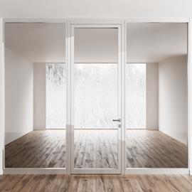 Cover image for SG100 - Flush-bonded glazing door 100 mm