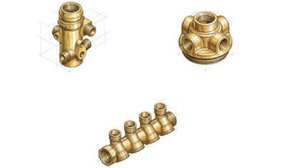 Cover image for STAMPED AND MACHINED BRASS COMPONENT