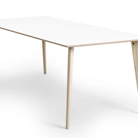 Cover image for Sarek table 1400x750, high pressure laminate and legs in ashwood