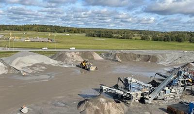 Cover image for Aggregates from Barkaby terminal - Järfälla