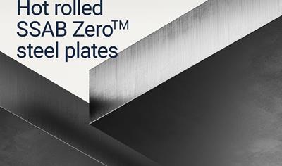 Cover image for Hot rolled SSAB Zero steel plates