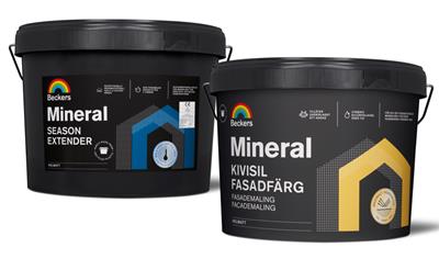 Cover image for Beckers Mineral Kivisil Fasadfärg and Mineral Season Extender