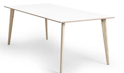 Cover image for Sarek table 1400x750, high pressure laminate and legs in ashwood