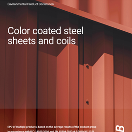 Cover image for Color coated steel sheets and coils