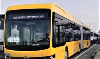 Cover image for Electric articulated bus - B19E01