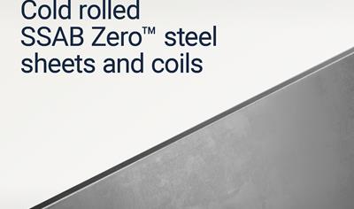 Cover image for Cold rolled SSAB Zero steel sheets and coils