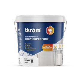 Cover image for TKROM ESMALTE ACRILICO MULTISUPERFICIE SATINADO