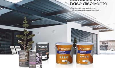 Cover image for ESMALTES EN BASE DISOLVENTE (distribución especializada y almacenes de construcción)