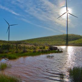 Cover image for Electricity from European on-shore wind farm GAMESA G90 - 2MW - 78m