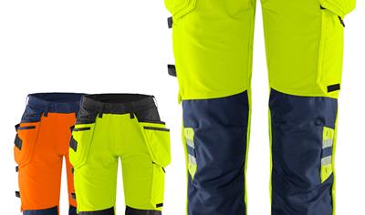Cover image for High Vis Green craftsman stretch trousers woman class 2 2664 GSTP