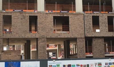 Cover image for Brick-faced precast concrete cladding panels