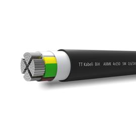 Cover image for AXMK - Power cable 0,6/1 kV with Al conductors, XLPE insulated and PVC sheathed from  TT kabeli d.o.o.