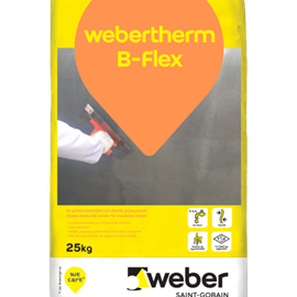 Cover image for webertherm B-flex Elastıc basecoat render for insulation and gypsum based board