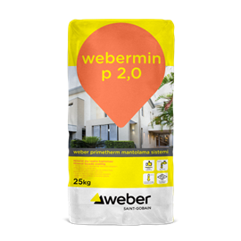 Cover image for webermin p 2,0 Cement based decorative facade coating